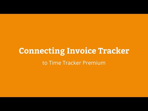 Connecting Invoice Tracker to Time Tracker Premium